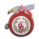 Oklahoma Sooners Wreath Kickoff Painted Ornament