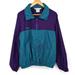 Columbia Jackets & Coats | Columbia Colorblock Windbreaker Bomber Jacket Outdoor Packable Vintage Men's M/L | Color: Blue/Purple | Size: L