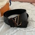 Louis Vuitton Accessories | Lv Initials 40mm Reversible Belt Size: 80cm | Color: Black/Gray | Size: 80 Cm