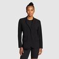 Eddie Bauer Women's Departure Travel Blazer - Black - Size 16