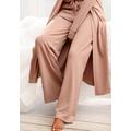 Loungehose LASCANA "-Relaxhose" Gr. 36/38, N-Gr, grau (taupe) Damen Hosen Homewear Hose Freizeithosen