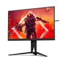 AOC AGON AG275QZ - 27 Zoll QHD Gaming Monitor, 270 Hz, 0,5 ms MPRT, FreeSync Premium, G-Sync Compatible, HDR400 (2560x1440, DisplayPort, HDMI, USB Hub) schwarz/rot