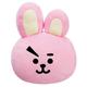 AURORA 61466, BT21 Official Merchandise, COOKY Baby Pillow Cushion, Soft Toy, Pink-37 cm, Brown