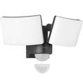 Oktaplex lighting Cali Dos Motion LED Spotlight with Motion Sensor Outdoor IP65 Two Heads 40 W 3000 K Warm White Outdoor Spotlight Anthracite with Master Function