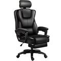 Office Chair Ergonomic Business Comfortable Sedentary Managerial Chairs, Home Tiltable Executive Chair, Lifter Back Chair, Load Bearing 150kg/330.7lbs (Color : Black, Size : 121-129 * 50cm)