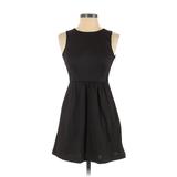 Silence and Noise Casual Dress - Mini: Black Solid Dresses - Women's Size X-Small