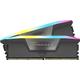 Corsair VENGEANCE RGB DDR5 RAM 32GB (2x16GB) 5600MHz CL36 AMD EXPO iCUE Kompatibel Computer Speicher - Grau (CMH32GX5M2B5600Z36K)