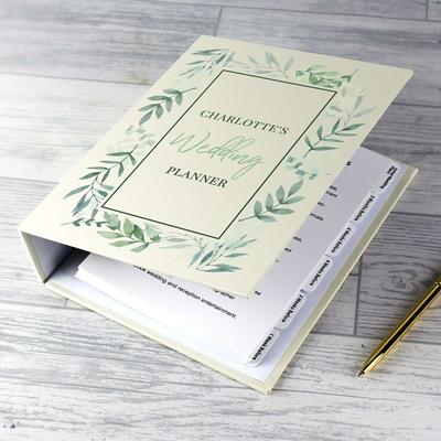 Botanical Wedding Planner Personalised