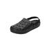 Extra Wide Width Men's Rubber Clog Water Shoe by KingSize in Black (Size 15 EW)