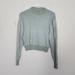 Free People Sweaters | Free People Sweater Fern Metallic Crewneck Mint Size S | Color: Green | Size: S