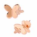 Kate Spade Jewelry | Kate Spade Rose Gold In A Flutter Butterfly Earrings | Color: Pink | Size: Os