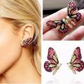 Free People Jewelry | Free People Flutterby Earrings In Pink | Color: Pink/White | Size: Os