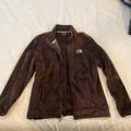 The North Face Jackets & Coats | Gently Used Brown Fuzzy Northface Jacket. Size Large. | Color: Brown | Size: L