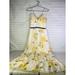 Disney Dresses | Disney Beauty And The Beast Yellow Floral Rose Maxi Dress Womens Juniors Xs | Color: Yellow | Size: Xsj