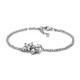 PANDORA Timeless Funkelndes Herbarium Cluster Kettenarmband in Sterling-Silber, Gr. 18, 592398C01-18