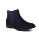 ComeShun Classic Chelsea Boots Low Block Heels Comfort Ankle Boots Black Size 6