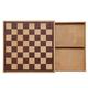 American Art Decor Wood Chess & Checkers Board Game Set Wood in Brown | 2.5 H x 16 W x 16 D in | Wayfair 459378WEB