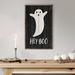 The Holiday Aisle® Hey Boo Ghost Black Wood in White | 36 H x 24 W x 1.5 D in | Wayfair 403F3E4D6BD443548554E4A5581CA4A8