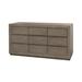 Birch Lane™ Kalise 9 Drawer 70" W Dresser Wood in Brown/Gray | 35 H x 70 W x 20 D in | Wayfair D08610EA28C64EFBAA4AE6B99546E3AF