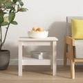 vidaXL Coffee Table White 45x45x40 cm Solid Wood Pine