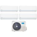 Climatizzatore condizionatore Midea quadri split inverter serie evolution 9+9+9+18 con m40b-36hfn8