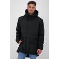 Winterjacke ALIFE & KICKIN "RonAK A Coat Herren Winterjacke, gefütterte Jacke" Gr. S, schwarz (moonless) Herren Jacken Übergangsjacken