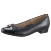 Pumps ARA "BARI", Damen, Gr. 6 (39), blau (dunkelblau), Glattleder, Lackleder, elegant, Schuhe Ballerina, mit Lackspitze