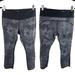 Nike Pants & Jumpsuits | Nike Dri Fit Women Sz S Gray & Black Dry Fit Yoga Pants Capris Cropped Legging | Color: Black/Gray/Tan | Size: S