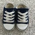 Converse Shoes | Baby Boy Navy And White Converse Velcro Sneakers | Color: Blue/White | Size: 4bb