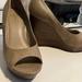 Jessica Simpson Shoes | Jessica Simpson Wedge Platform Shoe | Color: Tan | Size: 9