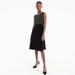 J. Crew Dresses | J Crew A-Line Combo Dress In Pindot Black | Color: Black/White | Size: 2