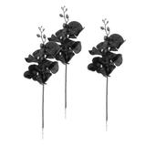 3 Pieces Fake Orchid Stems Floral Arrangements Bouquets Decorations for