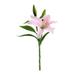 WOXINDA Home Full- Office And Buds Decor Wedding 2 Heads Artificial Flower Party Lily-flowers With 1 Artificial flowers