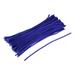 Uxcell 30cm/12 inch Pipe Cleaners Chenille Stems for DIY Art Crafts Dark Blue 200 Pack