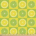 Lime Green Upholstery Fabric by the Yard Lemon and Lime in Pop Art Inspired Pastel Toned Squares Graphic Decorative Fabric for DIY and Home Accents 10 Yards Yellow Lime Green by Ambesonne