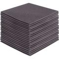 FabricLA Acrylic Felt Fabric - Pre Cut 4 X 4 Inches Felt Square Sheet Packs - Use Felt Sheets for DIY Craft Hobby Costume and Decoration - Platinum Grey A59 - 42 Pieces