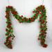 Cheers US Artificial Rose Vine Flowers with Green Leaves Vine Plant Hanging Fake Flower Garland Roses Vine for Home Hotel Office Wedding Party Garden