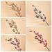 HEVIRGO Artificial Flowers for Decoration Fake Flower Eye-catching Anti-fade Faux Silk Flower Artificial Flowers Branch Decoration for Home Black