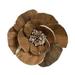 Vickerman H7SFL016 1-3 in. Assorted Walnut Sola Head Artificial Flowers Natural - 24 per Bag