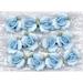 National ArtcraftÂ® 5/8 Porcelain Bisque Blue Roses - (Pkg/12)