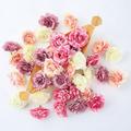 D-GROEE 20Pcs Fake Flower Heads Silk Artificial Flowers Wedding Party Decorative Flower DIY Festival Home Decor Hat Ornament Simulation Fake Flower Flower Decorative