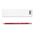 Prismacolor-1PK Col-Erase Pencil with Eraser 0.7 mm 2B (#1) Carmine Red Lead Carmine Red Barrel Dozen