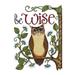 DIY Handmade Be Wise Owl Stamped Cross Stitch Embroidery Kits Home Decor
