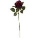 Nearly Natural artificial indoor 18 Rose Artificial Flower (Set of 24) Burgundy