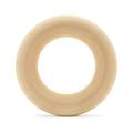Wood Rings for Crafts 2-1/2 Inch Pack of 5 Unfinished Wooden Rings for Macrame and Jewelry-making by Woodpeckers