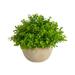 Nearly Natural 5 Boxwood Artificial Plant in Decorative Planter Green