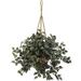 Nearly Natural Wandering Jew Artificial Plant in Hanging Basket Green