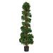 Nearly Natural 5.5ft. English Ivy Topiary Spiral Artificial Tree UV Resistant (Indoor/Outdoor)