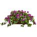 Nearly Natural Plastic 18 Bougainvillea Artificial Plant in Decorative Planter Purple