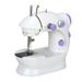 Nikou Mini Sewing Machine Cosdio Portable Electric Crafting Mending Machine Adjustable Double